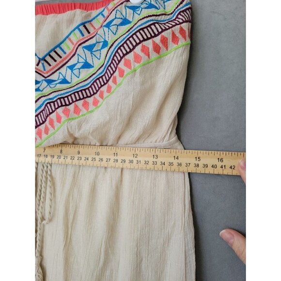Flying Tomato Embroidered Boho Strapless Maxi Lined Dress Women’s Size S/M, GUC! - Picture 11 of 11